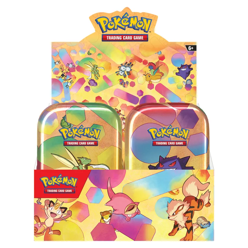 Pokémon SV3.5 151 Mini Tin 10-Count Display
