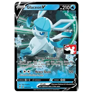 Pokémon Holiday Snowflake Promo Glaceon V 040/203