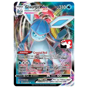 Pokémon Holiday Snowflake Promo Glaceon VMAX 041/203