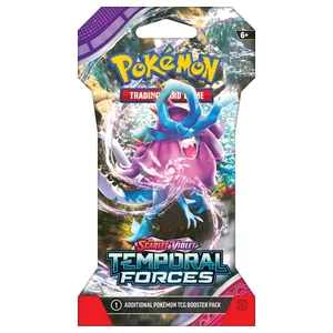 Sleeved Pokemon SV5 Temporal Forces Pack