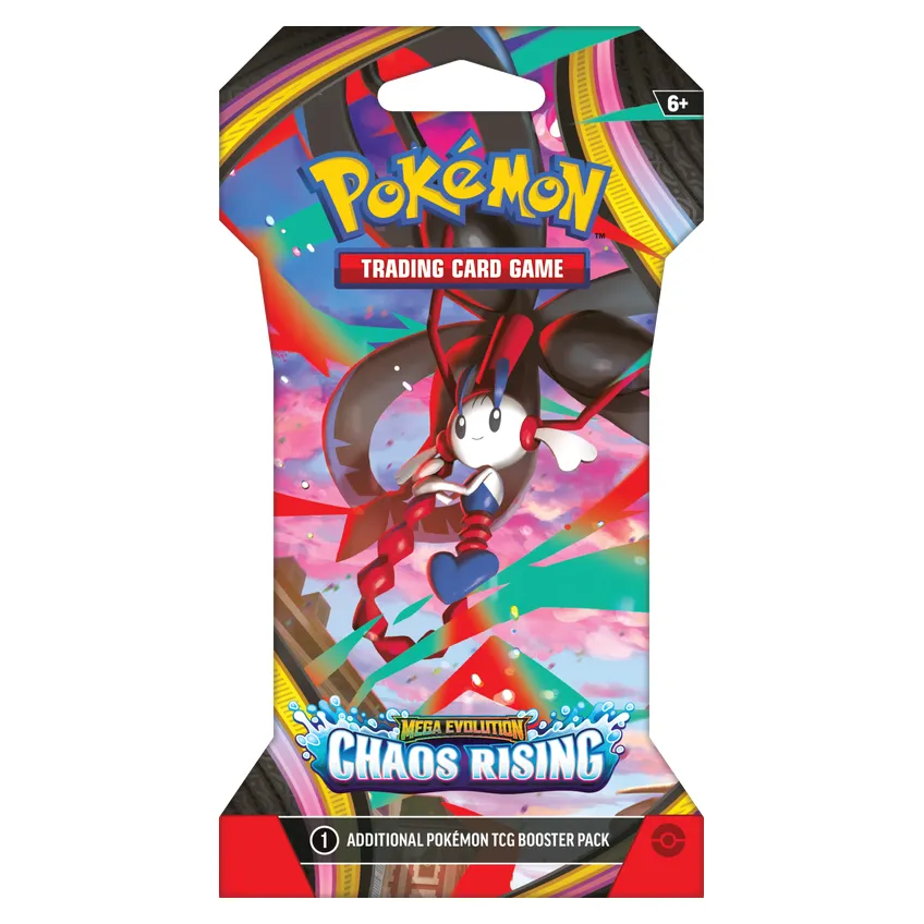 Sleeved Pokemon ME04 Chaos Rising Pack