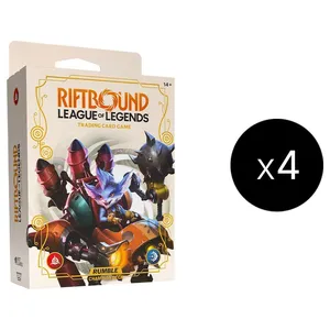 Riftbound League of Legends TCG Spiritforged Champion Deck Display: Rumble