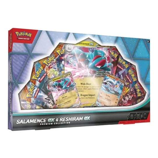 Pokémon Salamence Ex/Reshiram EX Premium Collection